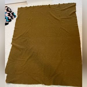 Vintage Wool Army Green blanket